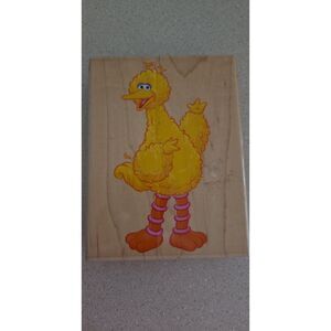 Stampabilities  Big Bird Waves  Hello PR1009 Rubber  Stamp  2007  Rare  Retired